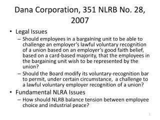 Dana Corporation, 351 NLRB No. 28, 2007