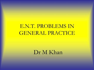 E.N.T. PROBLEMS IN GENERAL PRACTICE