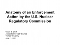 Anatomy of an Enforcement Action by the U.S. Nuclear Regulatory Commission