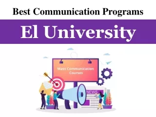 Best Communication Programs