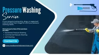 Get The Best Pressure Cleaning Services Madison