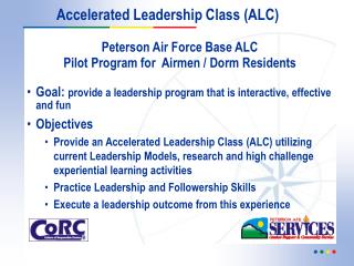 Accelerated Leadership Class (ALC)