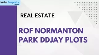 ROF Normanton Park DDJAY Plots