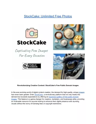 StockCake - Unlimited Free Photos