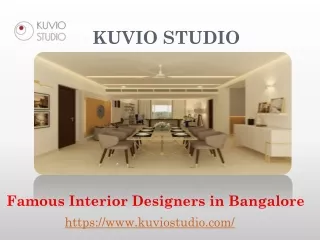 Famous Interior Designers in Bangalore - Kuvio Studio