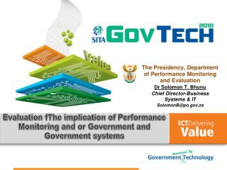 Evaluation fThe implication of Performance Monitoring and or Government and Government systems