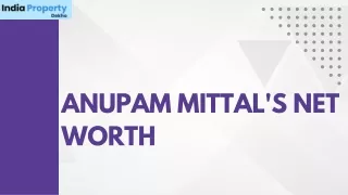 Anupam Mittal's Net Worth