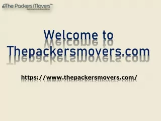 Packers and Movers Pune to Bangalore