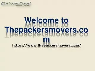 Packers and Movers Pune to Bangalore