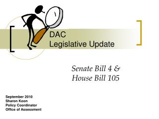 DAC Legislative Update
