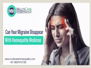 Can homeopathy cure migraine permanently