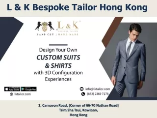 Online 3D Suits Designer | L & K Bespoke Tailor