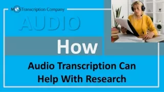 How Audio Transcription Can Help With Research