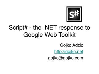 Script# - the .NET response to Google Web Toolkit