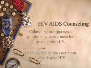 HIV AIDS Counseling