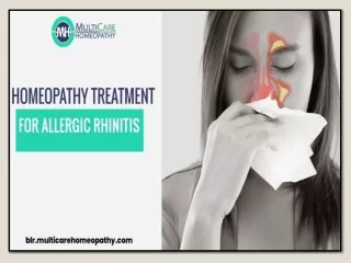 Find the Best Homeopathy Treatment for Allergic Rhinitis  at multicarehomeopathy