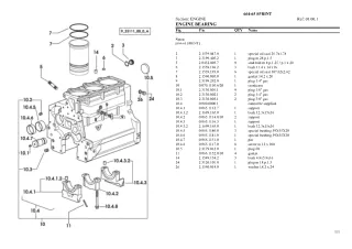 Lamborghini sprint 664-65 Tractor Parts Catalogue Manual Instant Download