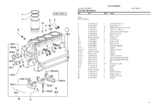 Lamborghini sprint 674-75 Tractor Parts Catalogue Manual Instant Download