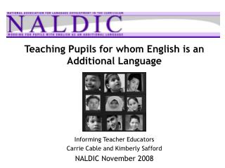 Teaching Pupils for whom English is an Additional Language