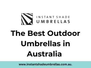 The Best Outdoor Umbrellas in Australia