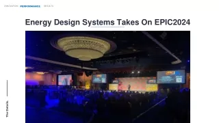 Energy Design Systems Takes On EPIC2024