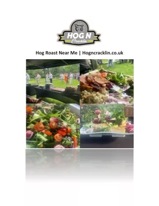 Hog Roast Near Me | Hogncracklin.co.uk