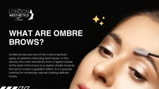 What are Ombre brows?