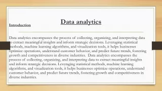 Data analytics course in chandigarh