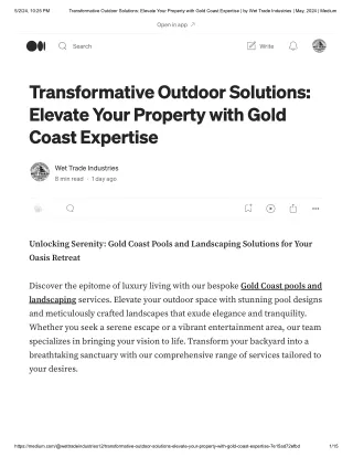 Transformative Outdoor Solutions_ Elevate Your Property with Gold Coast Expertise