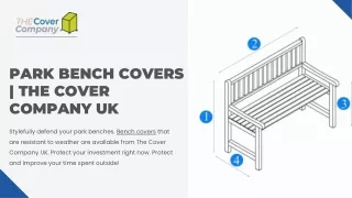 Park Bench Covers | The Cover Company UK