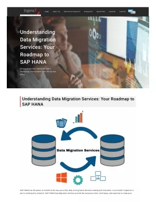 Understanding Data Migration Services: Your Roadmap to SAP HANA