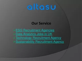 ESG Recruitment Agencies