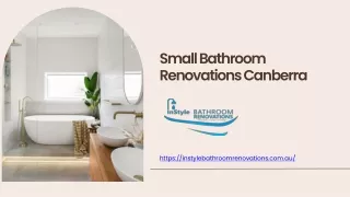 Small Bathroom Renovations Canberra