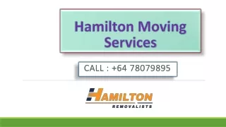 Hamilton Moving Services