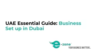 UAE Essential Guide_ Business Set up in Dubai