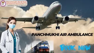 Hire Panchmukhi Air Ambulance Services in Kolkata and Guwahati with Skilled Medical Crew