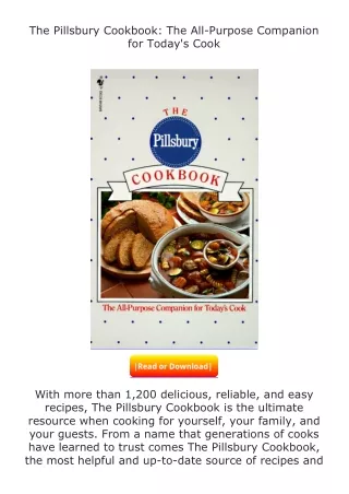 download⚡️ free (✔️pdf✔️) The Pillsbury Cookbook: The All-Purpose Companion