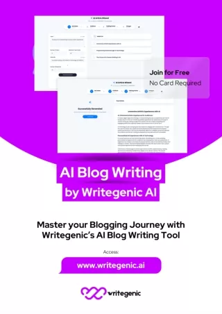 AI Blog Writing by Writegenic (Doc)