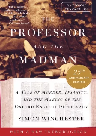 ❤[READ]❤ The Professor and the Madman: A Tale of Murder, Insanity, and the Making of