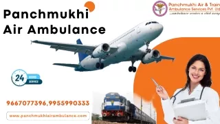 Get Prompt Emergency Evacuation by Panchmukhi Air Ambulance Services in Mumbai and Chennai