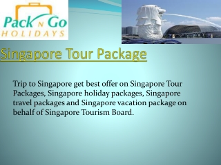 Singapore Holiday Packages