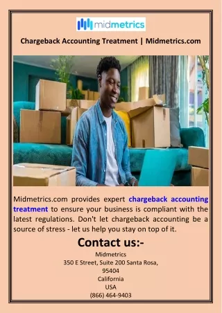Chargeback Accounting Treatment  Midmetrics.com