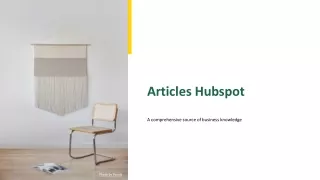 Articles Hubspot: Best Learning Platform