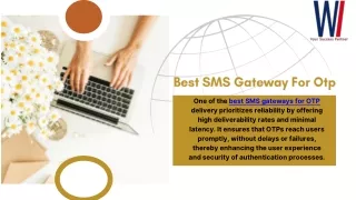 best sms gateway for otp