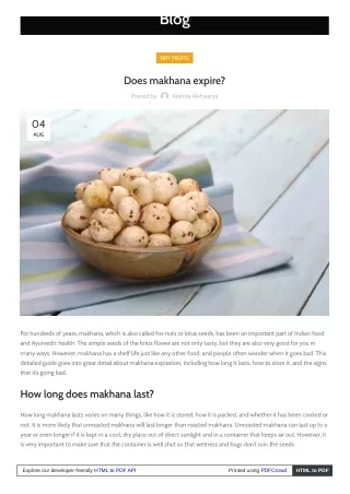 Everything You Need to Know About Makhana
