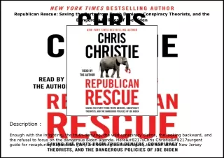 ❤️PDF⚡️ Republican Rescue: Saving the Party from Truth Deniers, Conspiracy Theorists,