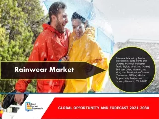 Rainwear Market Size, Growth 2021-2030