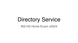 Understanding Directory Services in Computer Networks