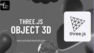 Three JS Object 3D - TAE