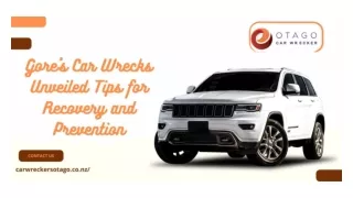 Gore's Car Wrecks Unveiled Tips for Recovery and Prevention